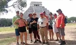 Visitors with our guide